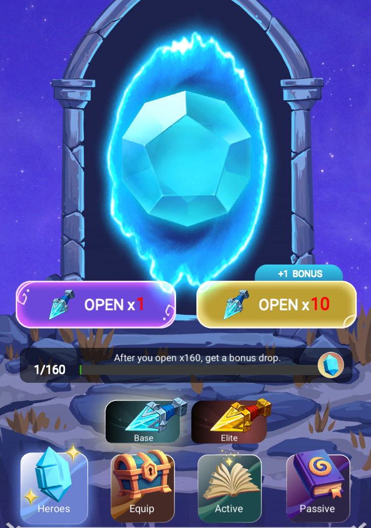 Summon screen